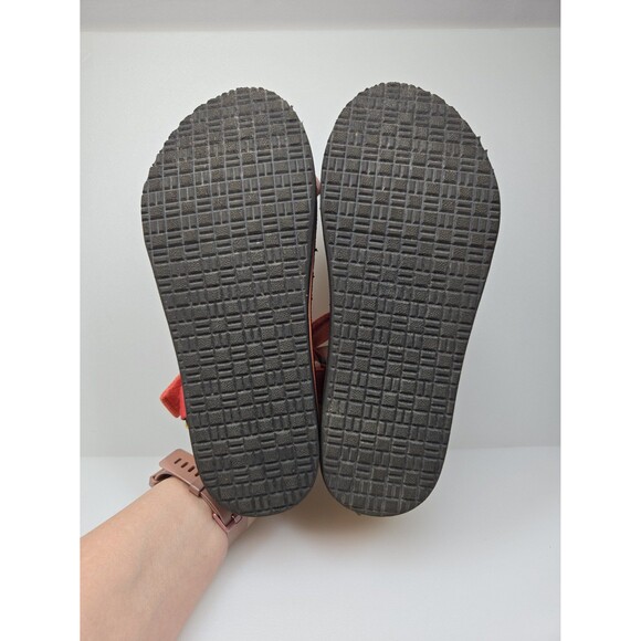 Time and Tru Platform Nature Multi Color Pastel Sandals Rainbow Women's  Size 9 - Picture 7 of 12